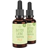 BitterLiebe - Bittertropfen ohne Alkohol - nach Hildegard von Bingen - das Original aus Die Höhle der Löwen - hochdosierte Bitterstoffe Tropfen alkoholfrei
