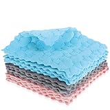 com-four® 12x Schwammtuch mit Stern Design - extrem saugfähige Haushaltstücher - strapazierbare Reinigungstücher - Wiederverwendbare Allzweck-Wischtücher - Spülschwämme (12 Stück - Stern Design)