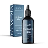 EUNOIA® Methylenblau Tropfen Pharmaqualität 100ml - 99,9% reines, hochdosiertes Methylen Blau inkl. Glaspipette aus Deutschland - Unabhängig laborgeprüft & zertifiziert