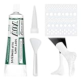 Ourdort Socken Stopp Anti Rutsch Set,Sock Stop,Sockenstopper Flüssig,Socken stopper flüssigkeit,Antirutsch Kleber für Socken, Sockenstopper für Wollsocken,Socken,Antirutsch für Socken,50 ml