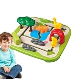 Zoo-Brettspiel, Zootierspielzeug - Zoowärter-Kartenspiel,Vorschul-Puzzlespiel, Kinder-Lernspiel für Vorschulkinder, Geburtstagsparty-Dekorationen