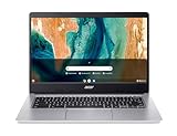 Acer Chromebook 314 (CB314-2H-K7E8) Laptop | 14' FHD Display | MediaTek Octa-Core ARM Cortex A73/A53 (MT8183) | 4 GB RAM | 128 GB eMMC | Mali-G72 MP3 GPU | Google ChromeOS | Silber