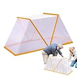 Tunnel Cloche Wachsen | Gartenreihenbeschleuniger -Pflanzenabdeckung | Angehobene Betten Für Gemüsegarten | Netto -Käfig -Guard, Gewächshaus -Sämlinge Beschützer, Gemüsezelt Für Gemüse Im Innenbereich