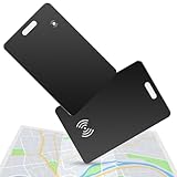 Dünne Geldbörsen-Tracker-Karte Thin 1.6mm wiederaufladbarer Geldbörsenfinder kompatibel mit Apple Wo ist? APP (nur iOS) Smart Bluetooth Air Tracker Tags Card IP68 für Reisekoffer Geldbeutel Koffer