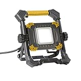 Northpoint LED Baustrahler Arbeitsstrahler 50W 5000K tageslichtweiß stufenlos dimmbar 3m Kabel integrierte Steckdose