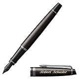 Waterman Füllfederhalter EXPERT Special Edition Metallic black 2119189 mit Laser-Gravur