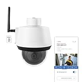 ABUS SmartLook Schwenken & Neigen – Überwachungskamera mit Bewegungserkennung, Objekterkennung, 4K-Aufzeichnung, Push-Benachrichtigung, Nachtsicht, 2-Wege-Audio, Speicherkarte, Masking & App
