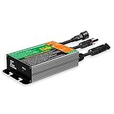 Faeymth 350 W MPPT-Photovoltaik-Grid-Tie-Mini-Solar-Wechselrichter DC 18–50 V zu AC 110 V Mini-On-Grid-Wechselrichter für Heim-MPPT-Solar