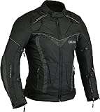 GEARX Herren BorneAir Motorradschutzjacke Wasserdicht mit Belüftungsöffnungen, L