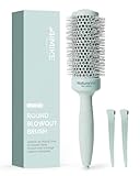 AIMIKE NaturaVol Rundbürste 43 mm,Professionelle Rundbürste zum schnellen Föhnen & Stylen,Für Volumen, Glanz & geschmeidiges Haar ohne Ziepen,Salon-Ergebnis auch zuhause (63 mm Einschließlich Borsten)