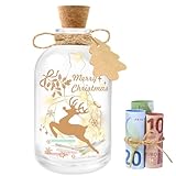 Brmeday Weihnachten Deko LED Flaschenlicht, Weihnachtsdeko, Weihnachten Deko Innen Geschenk für Frauen Freundin, Personalisiert Geschenke für Weihnachten, Beleuchtete Dekoflaschen mit Korken