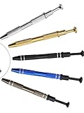 8pcs Piercing Kugel Aufdreher Piercing Zange für Kugeln Piercingzange für Kugel zum Drehen Wird zum Aufheben Kleiner Objekte Wie Ic-Chips Schrauben Edelsteine Usw Verwendet (Blau Schwarz Silber Gold)
