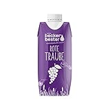 beckers bester Rote Traube - 12er Pack - Traubensaft - 100% natürlicher Direktsaft - Co2-neutral hergestellt - Vegan - Ohne Gentechnik - Ohne Gentechnik - Laktosefrei - (12 x 330 ml)