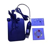 Yardenfun Tragbares USB Mikroskop mit Vergrößerung und höhenverstellbarem Ständer Hochauflösendes USB Mikroskop für PC Geeignet für Experimente und Mikroskopie Anfänger