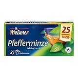 Meßmer Pfefferminze I 25 Teebeutel I Vegan I Glutenfrei I...