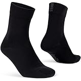 GripGrab Unisex – Erwachsene Leichte Dünne wasserdichte Winter Fahrrad Socken Atmungsaktive Warme Thermo Outdoor Regen Radsport Strümpfe, Schwarz, (39-41)