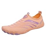 Barfußschuhe für Herren, Outdoor, Fluss, schnell trocknend, Strand, Schwimmen, Waten, Fünf-Finger, Meeresangeln, für Damen und Herren, Indoor-Fitness-Laufschuhe, rose, 41 EU