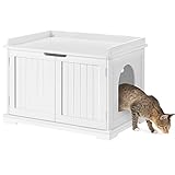 Yaheetech Katzenschrank für Katzentoilette Holz Katzenhaus...