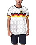 BesserBay WM Deutschland Fanshirt Kurze Ärmel Rundhalsausschnitt Top M