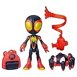 Hasbro Marvel F7257FF2 Spidey and HIS Amazing Friends Hero WEBSPINNER Miles, Mehrfarbig, Small