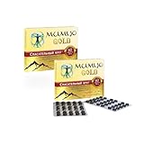 Mumijo GOLD 120 (2 x 60) - Shilajit/Mumie 100% Natural - Energie - Immunsystem & Vitalität - 100% aus dem Kirgisien