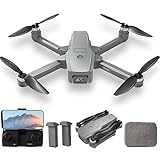 Bürstenlose Motor Drohne mit 2 Kameras 40KM/h MAX Windbeständig 4 Level 5GHz WIFI FPV Drohnen mit HD Kamera RC Quadcopter Drone für kinder Erwachsene 2 Akkus idea16 UAV