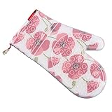 Boodtag Bunte Grillhandschuhe, Ofenhandschuhe, doppelter Schutz, hitzebeständig, rutschfest, Backhandschuh, Stil 3