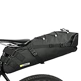 UBORSE Fahrrad Satteltasche 13L Fahrradsitz Tasche Wasserdicht Fahrradtasche Sattel für Mountainbike Rennrad Aufbewahrungstasche Reisetasche Radzubehör Reisen Camping