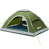 Camping Zelt Tilenvi Ultraleichte Campingzelte für 1-2 Person PU4000 wasserdichte Zelte 3-4 Staffel für Strand, Trekking, angelzelt，Camping und Outdoor Kuppelzelt Rucksack 2024