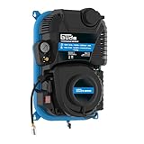 Güde Wandkompressor 160/08/2 ST (1100 W/230 V, max. 8 bar, 90 l/min eff. Liefermenge, ölfrei, platzsparende Wandmontage, integrierte 180° schwenkbare Automatikschlauchtrommel, 9 m Druckluftschlauch)