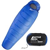 Active Era Mumienschlafsack – Schlafsack Winter und...