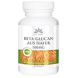 Beta-Glucan Kapseln aus Hafer 500mg - 70% Polysaccharide - 120 Kapseln - vegan | HERBADIREKT by Warnke Vitalstoffe