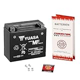YUASA Batterie passend für Harley-Davidson Heritage Softail Classic (1997-2024) Erstaurüsterqualität, 18Ah/270A, wartungsfrei, einbaufertig (inkl. 7,50€ Pfand)