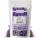 20 Lavendelsäckchen mit französichem Lavendel I Mottenschutz für Kleiderschrank I Lavendel Duftsäckchen Kleiderschrank by KLUIZ Home