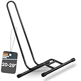 Fahrradständer Mountainbike 20-29 Zoll - MTB Fahrrad Ständer für den Boden - Fahrradhalter freistehend für Reifen bis 3 Zoll Breite