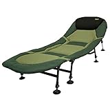 BAT-Tackle Maxxlounge Bedchair 8.0 | Campingliege | 8-Bein Angelliege bis 150kg | Karpfenliege | Gartenliege