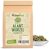 Alantwurzel 500g I Alantwurzel getrocknet und geschnitten I ideal für Alantwurzel-Tee oder zum Verräuchern I naturrein I Kräutertee lose I vom Achterhof