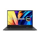 ASUS Vivobook S15 OLED Laptop | 15,6' WQHD+ 120Hz OLED Display | Intel Core i7-12700H | 16 GB RAM | 1 TBB SSD | Intel Iris Xe Graphics | Windows 11 | QWERTZ Tastatur | Black