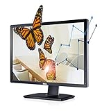 Dell U2412M 61 cm (24 Zoll) LED-Monitor (DVI, VGA, 8ms Reaktionszeit, höhenverstellbar) schwarz/silber