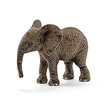 schleich 14763 Afrikanisches Elefantenbaby, für Kinder ab 3+ Jahren, WILD LIFE - Spielfigur