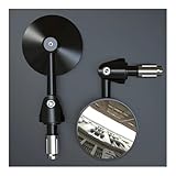 Motorrad Spiegel 2 Teile/para Motorrad Rückspiegel Runde 7/8 'Lenker Ende Faltbare Motorrad Seite Universal 2023 Motorrad Bar