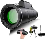 AiMeiteng 12x50 Monocular, Monokel fernglas, mit BAK4 Prisma und FMC Beschichtung, Monokulare Teleskop für Erwachsene HD für Vogelbeobachtung Jagd Wandern & Konzerte