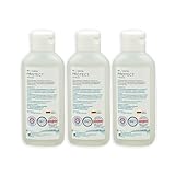 BIO SANITAS PROTECT Händedesinfektion – Alkoholfreies Handdesinfektionsmittel 3x 100ml, Desinfektion für Hände, ideal für unterwegs, Desinfektionsmittel Hände, 100% Halal und vegan