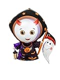 1pc Geist Spinne Bat Wizard Luftballons Cartoon Halloween Ballon Halloween Dekorationen(Children Ghost)