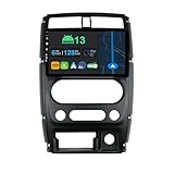 YUNTX 9 Zoll Android 13 Autoradio mit Navi Für Suzuki Jimny 2007-2015 |Octa Core|6GB 128GB|Eingebaut 4G LTE|CarPlay & Android Auto|DSP|DAB|QLED|Dual Band WIFI