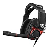 EPOS I Sennheiser GSP 600 - Wired Closed Acoustic Gaming Headset, Noise-Cancelling Mikrofon, verstellbares Kopfband mit anpassbarem Kontaktdruck, Lautstärkeregler, für PC + Mac + Xbox + PS4, Pro