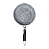 Vriusi Japanese-style Medical Stone Pan Set, Non-stick Frying Pan, Japanese Style Aluminum Forged, 20cm 26cm 28cm Frying Pan, Large Deep Frying Pan, Easy Clean Ceramic Coating Pan