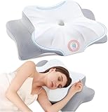 DONAMA Memory Foam Kissen ergonomisches Nackenkissen...