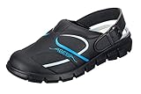 Abeba Damen Clog 7331 - Dynamic Mikrofaser, schwarz/blau zertifiziert, 44