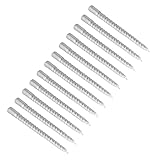 Generic Metallische, Rauchfreie, Gedrehte Lange Kerze für Ein Romantisches Geschenk Zur Hochzeitsfeier, Sojawachs-Kerzenständer für den Außenbereich (SILVER)